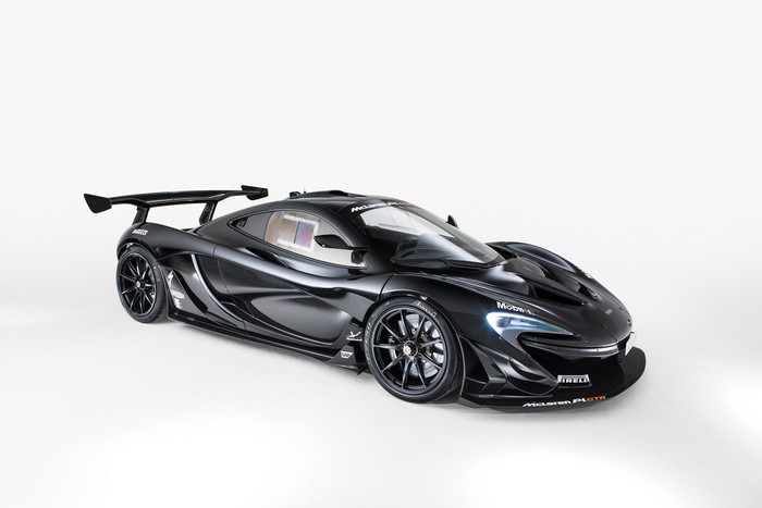 4K Black McLaren P1 GTR Road by Lanzante