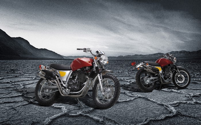 Two 2015-20 SWM Silver Vase 440 Motorcycles