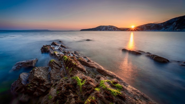 4K Dorset England Coast Sunrise