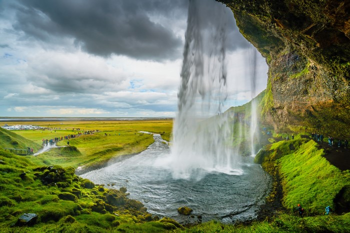Seljalandsfoss Waterfall in Iceland