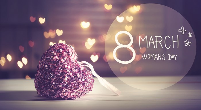 8 March Woman's Day Heart Decoration