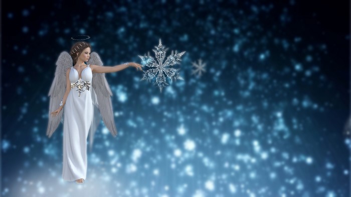 Angel with Snowflake