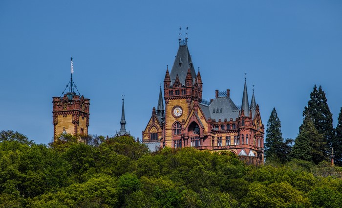 Drachenburg Castle in North Rhine-Westphalia, Germany