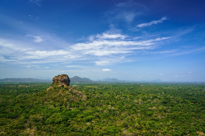 Sigiriya Rock Fortress in Matale District, Sri Lanka