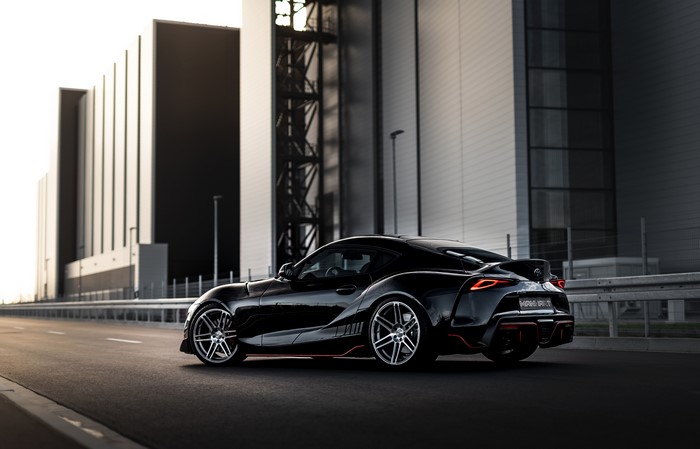 Black Manhart GR 450 Supra MK5 A90 Coupe