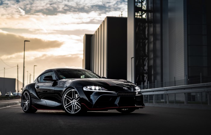 Black Toyota Supra GR 450 by Manhart