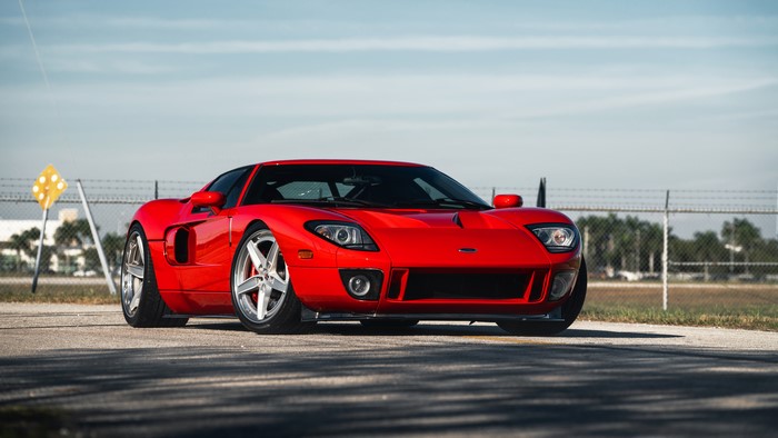 Red Ford GT Sport Car