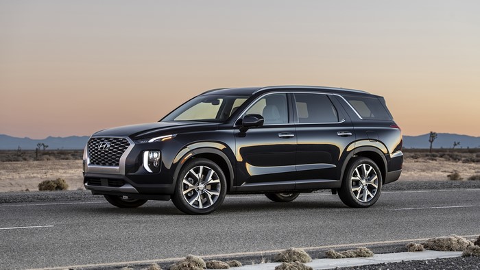 Black Hyundai Palisade Crossover SUV