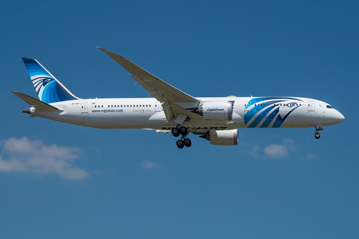 Egypt Air Boeing 787-9 Dreamliner airplane