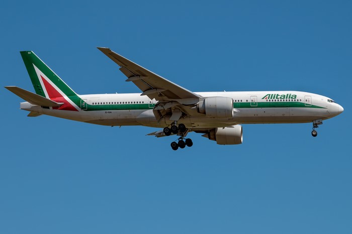 Alitalia Boeing 777-200ER Airplane