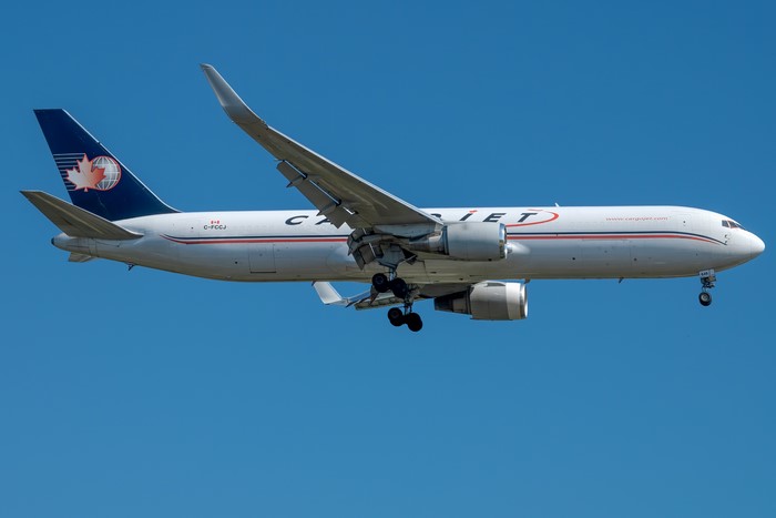 Cargojet Boeing 767-300F Airplane