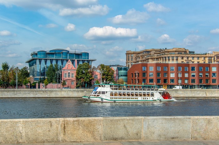 Riverboat on Moscow River, Russia