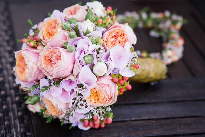 Bouquets closeup