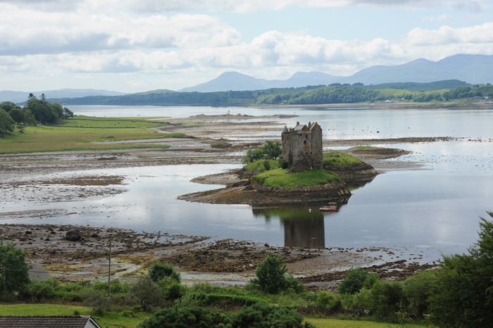 Castle Stalker on Loch of Lac, Scotland