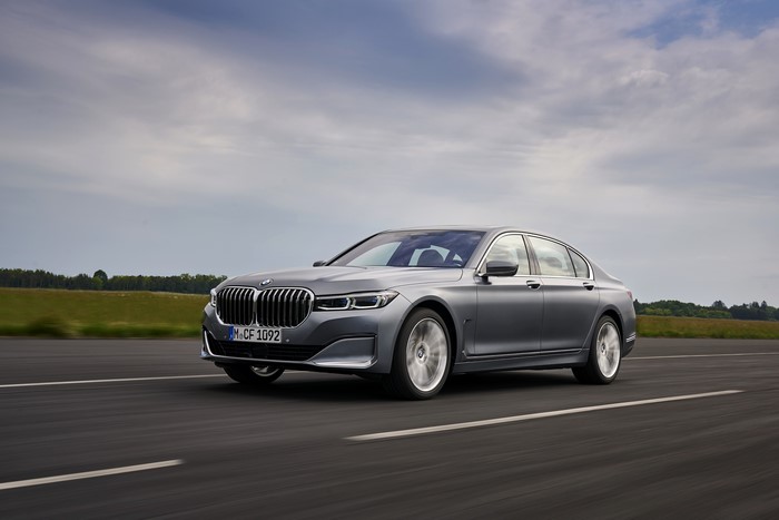 BMW 7 Series Sedan on Road