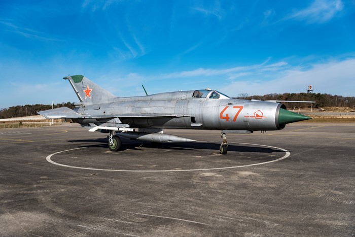 4K Image of a Mig-21 Russian Fighter Airplane
