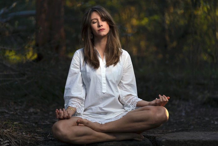 4K Yoga Meditation in Lotus Position
