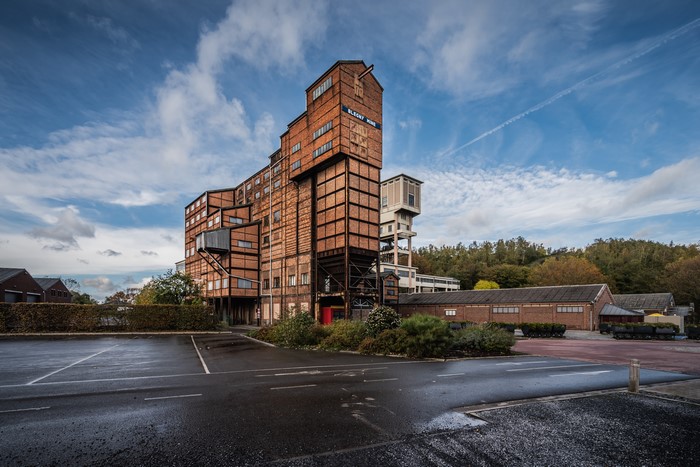 Blegny Mine, Belgium, Museum, Sky, Clouds