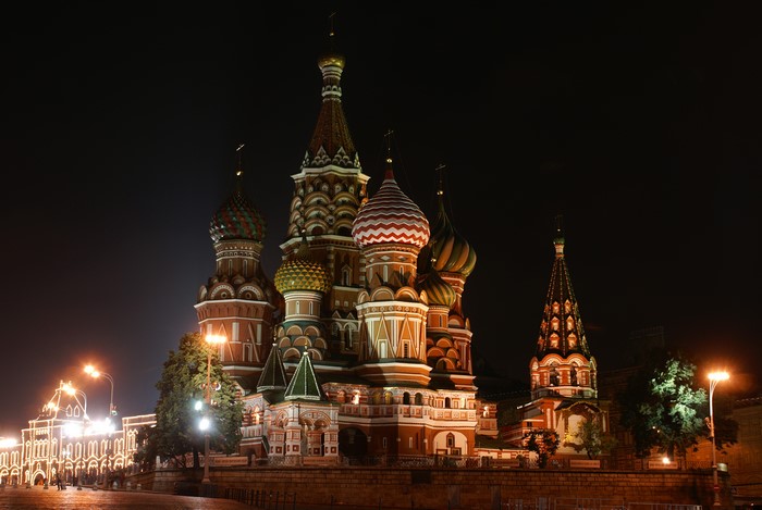 4K, Saint Basil's Cathedral in Red Square, Russia, Moscow, Temples ...