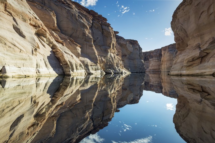 Lake Powell Arizona USA Crag Reflection