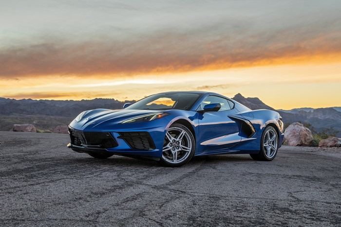 Blue 2020 Chevrolet Corvette Stingray