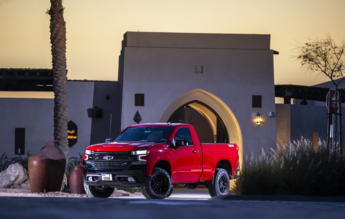 4K Red 2019 Chevrolet Silverado LT Z71 TrailBoss Regular Cab Pickup