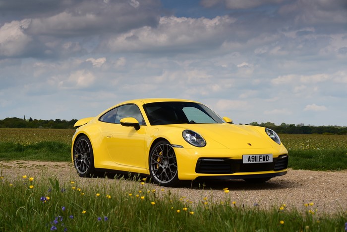 Yellow Porsche 911