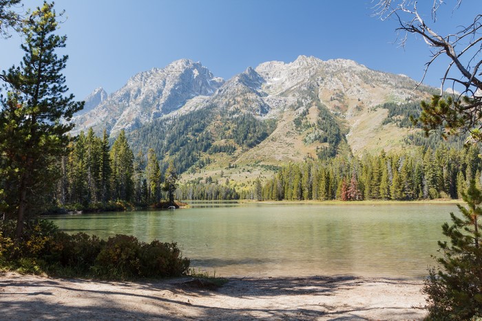 Grand Teton National Park Mountains and Lake