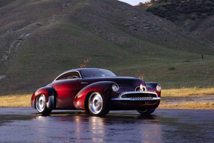 Holden Efijy Concept car in wine color