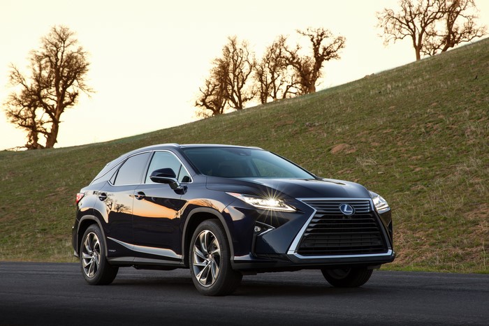 Black Lexus RX 450h F SPORT Crossover