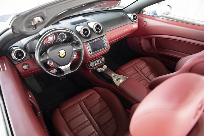 Ferrari California Interior with Red Leather