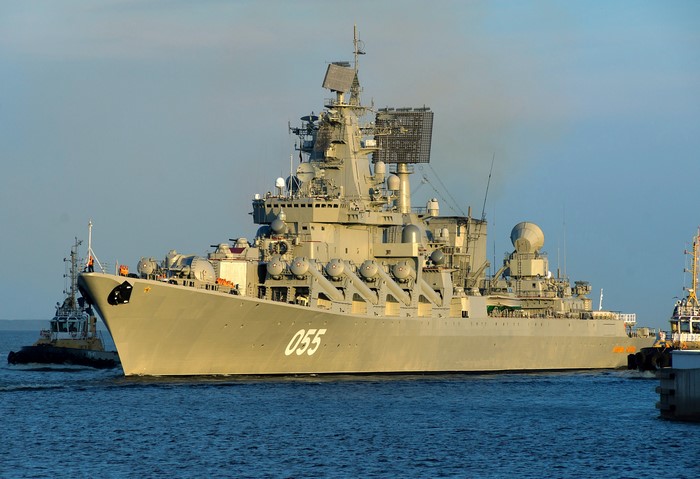 Marshal Ustinov Missile Cruiser 055