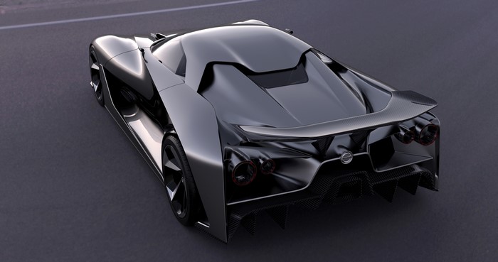 4K Nissan Vision Gran Turismo Back View