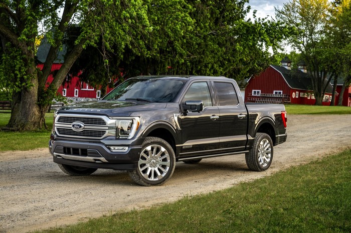 Black Ford F-150 Limited Pickup Truck