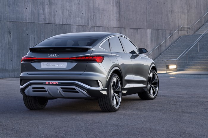 Audi Q4 Sportback e-tron Concept rear view