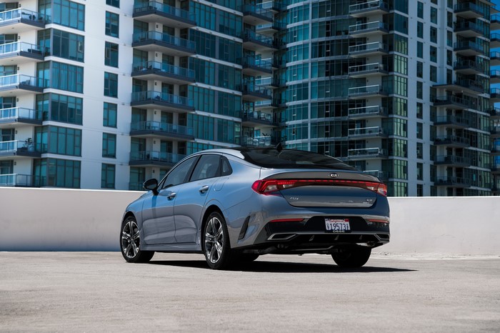 2020 Kia K5 EX Metallic Back View