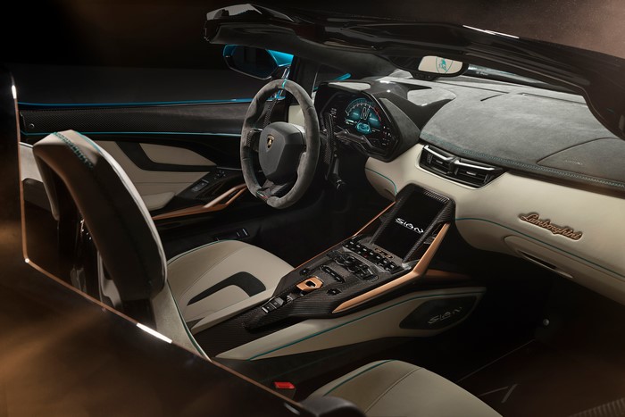 Lamborghini Roadster Interior