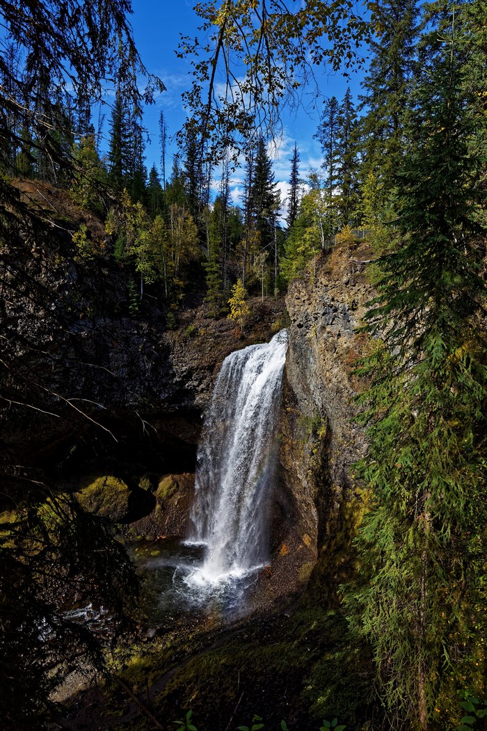 Moul Falls in Wells Gray Park, Canada