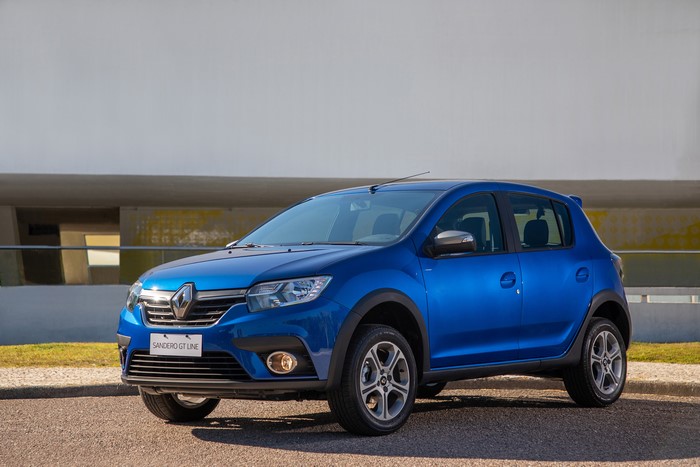 Blue 2019-20 Renault Sandero GT Line Latam