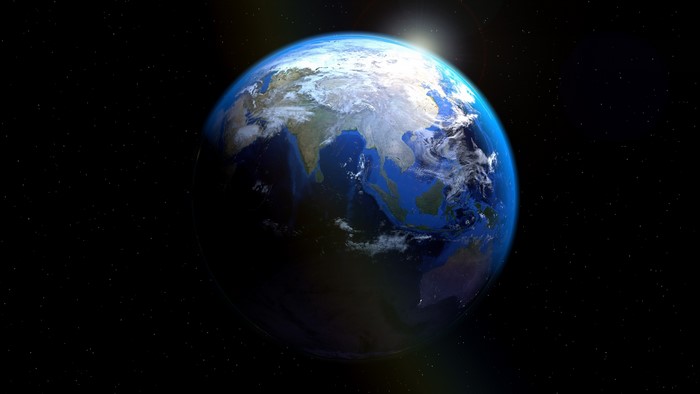 4K Vibrant View of Earth from Space