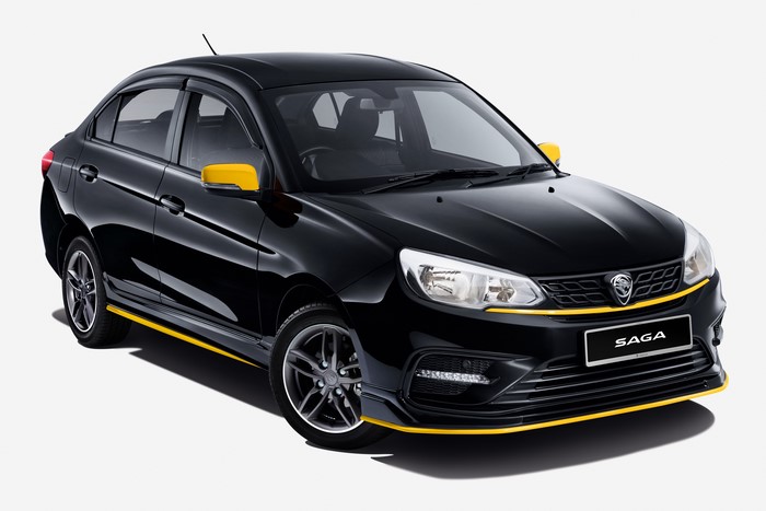 Proton Saga Anniversary Edition 2020 Black Metallic Car