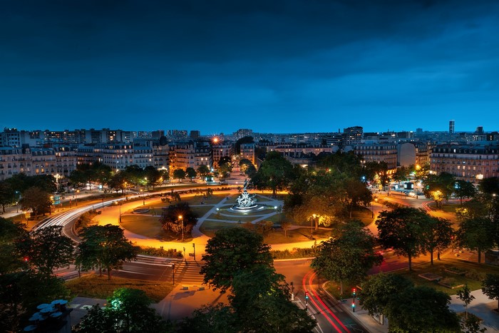 Place de la Nation, Paris at Night