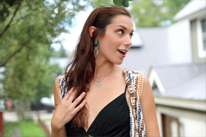 4K Image of Elena Generi with Surprised Expression