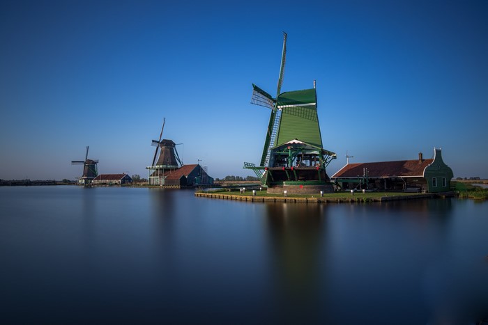 Zaanse Schans windmills in the Netherlands
