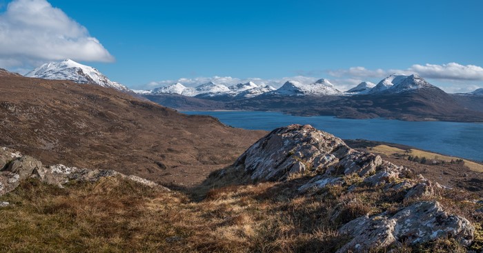 Bealach Na Gaoithe, Scotland Mountains and Lake
