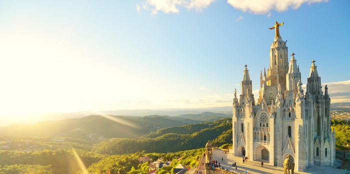 Temple of the Sacred Heart of Jesus on Tibidabo Hill, Barcelona