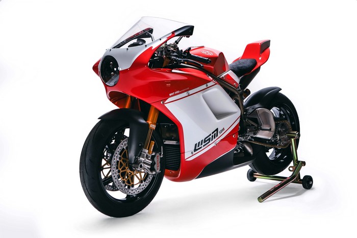 4K Walt Siegl SBK Motorcycle on White Background