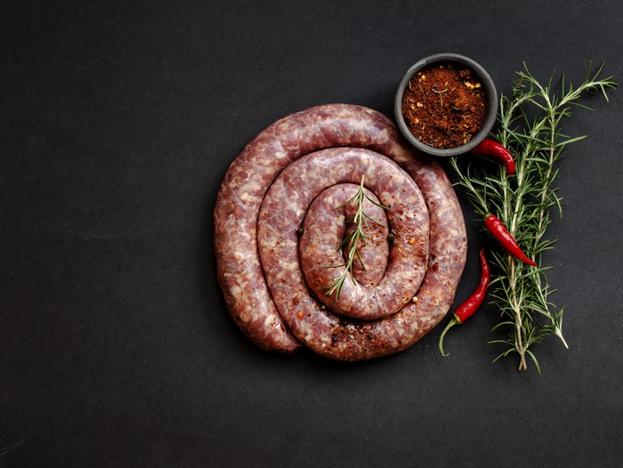 Sausage with Spices and Chili Peppers