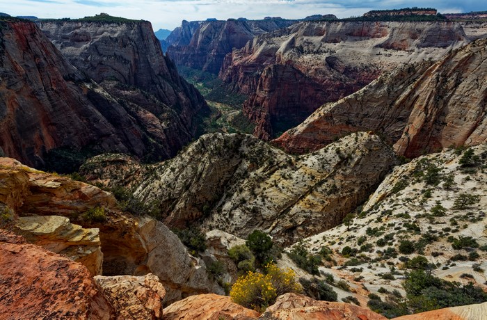 Zion National Park Canyon Landscape