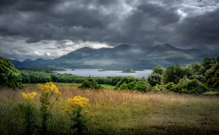 4K Killarney Mountains and Lake in Ireland